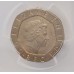 GREAT BRITAIN UK 2008 . TWENTY 20 PENCE COIN . ERROR . MULE . UNDATED